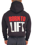 Felpa "BORN TO LIFT" Nera