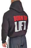 Felpa "BORN TO LIFT" Nera